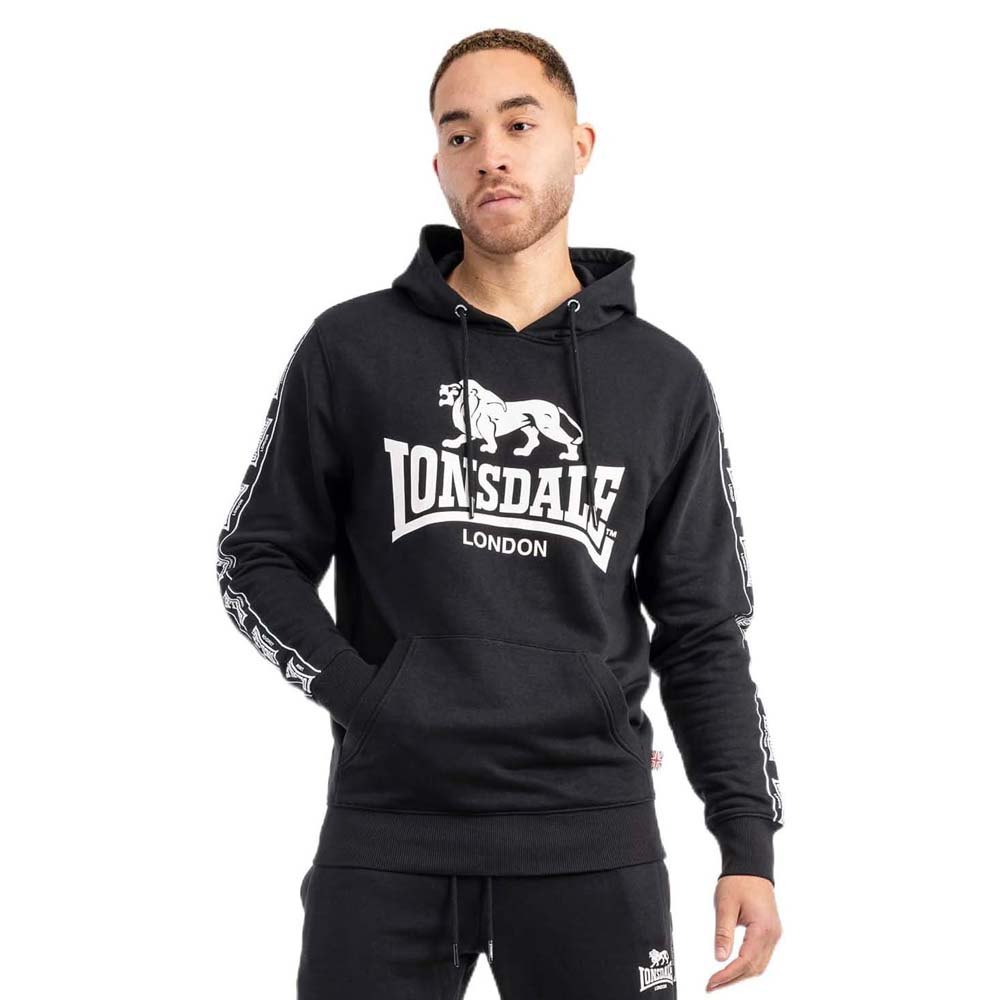 Lonsdale Scousburgh Hoodie Schwarz 2XL Mann von Lonsdale