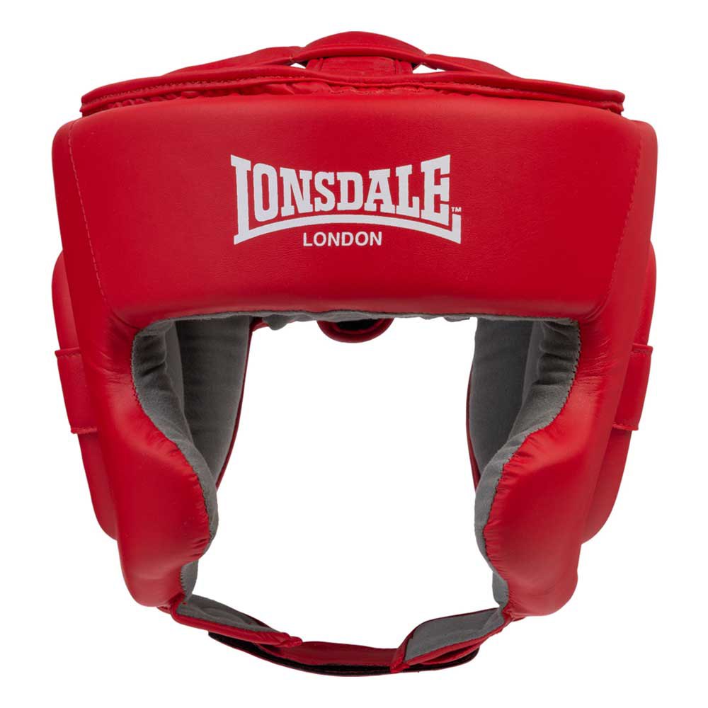 Lonsdale Stanford Head Gear With Cheek Protector Rot S-M von Lonsdale