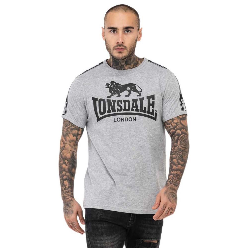Lonsdale Stour Short Sleeve T-shirt Grau M Mann von Lonsdale