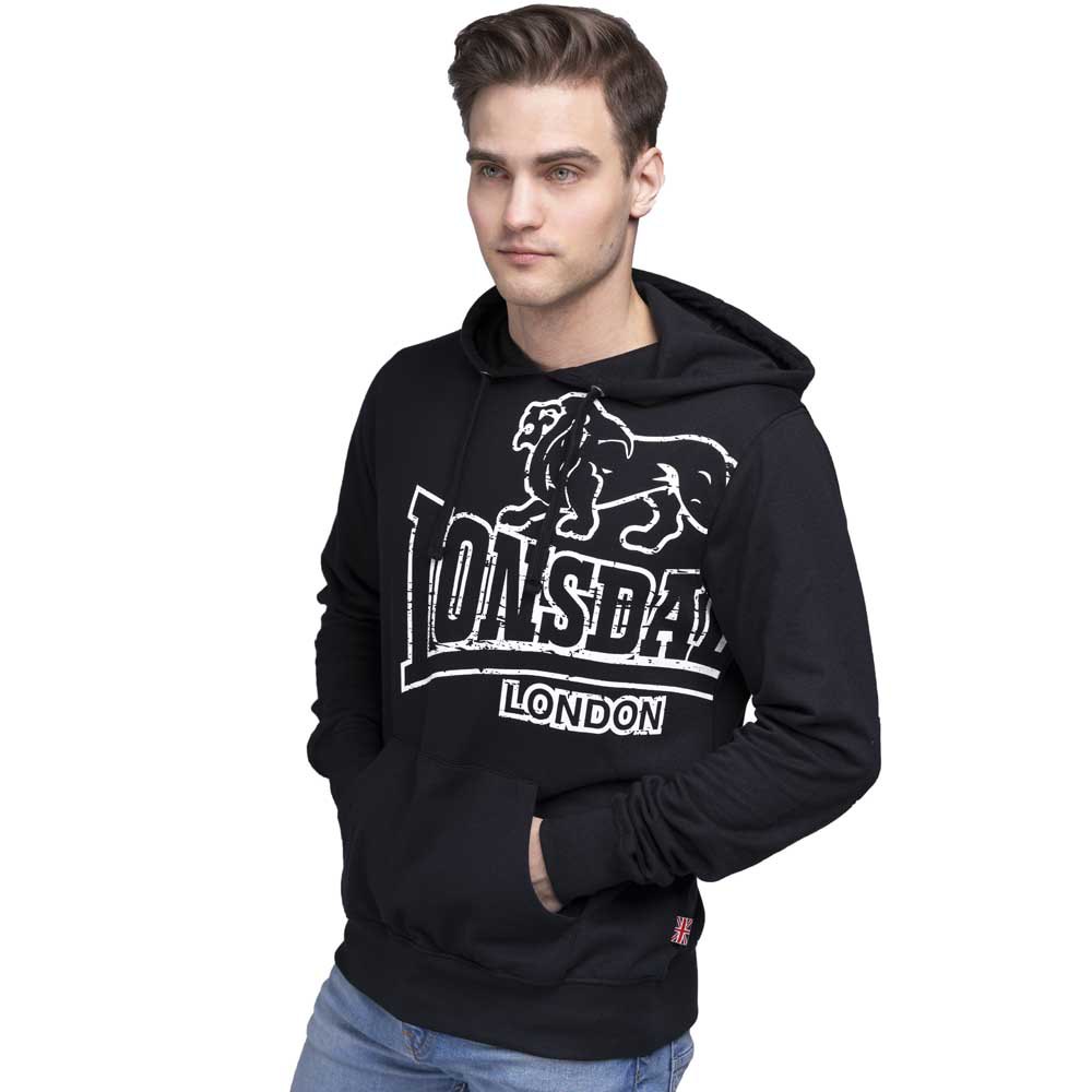 Lonsdale Tadley Hoodie Schwarz L Mann von Lonsdale