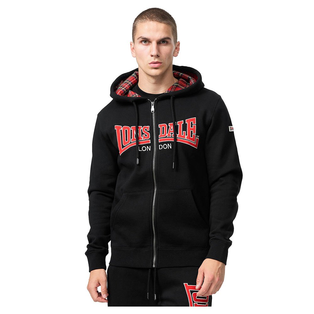 Lonsdale Taransay Full Zip Sweatshirt Schwarz XL Mann von Lonsdale