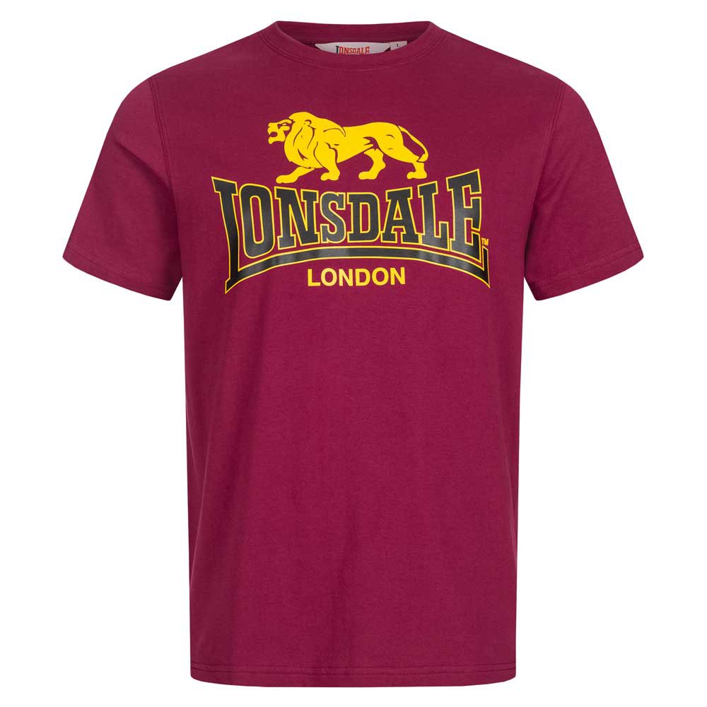 Lonsdale Taverham Short Sleeve T-shirt Rot M Mann von Lonsdale