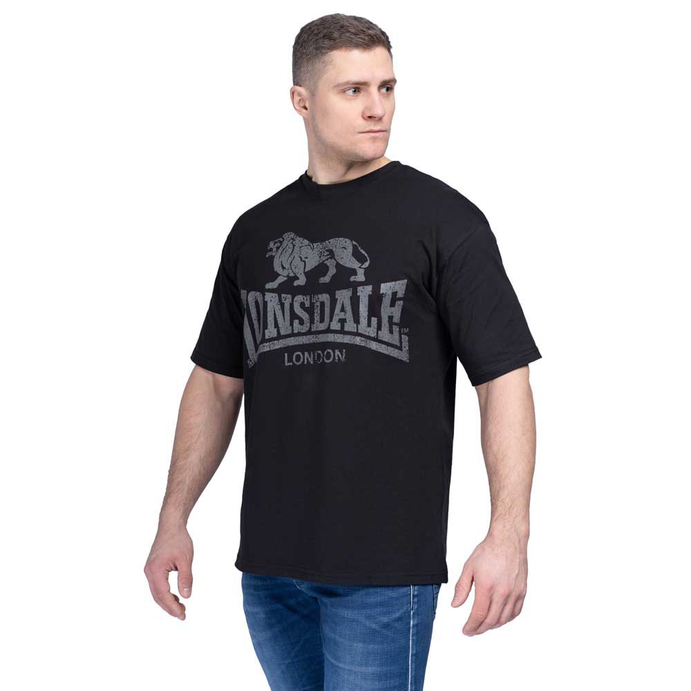 Lonsdale Thrumster Short Sleeve T-shirt Schwarz XL Mann von Lonsdale