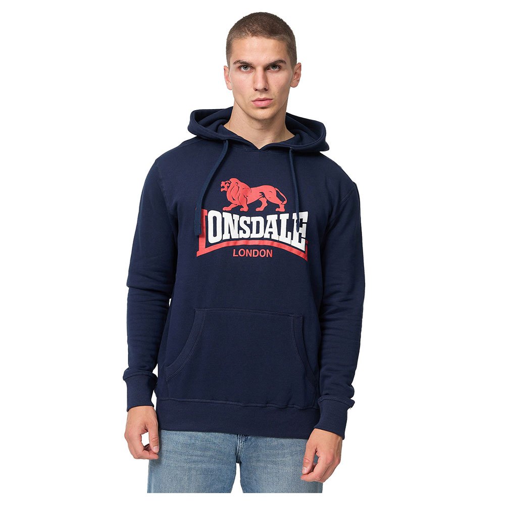 Lonsdale Thurning Hoodie Blau XL Mann von Lonsdale