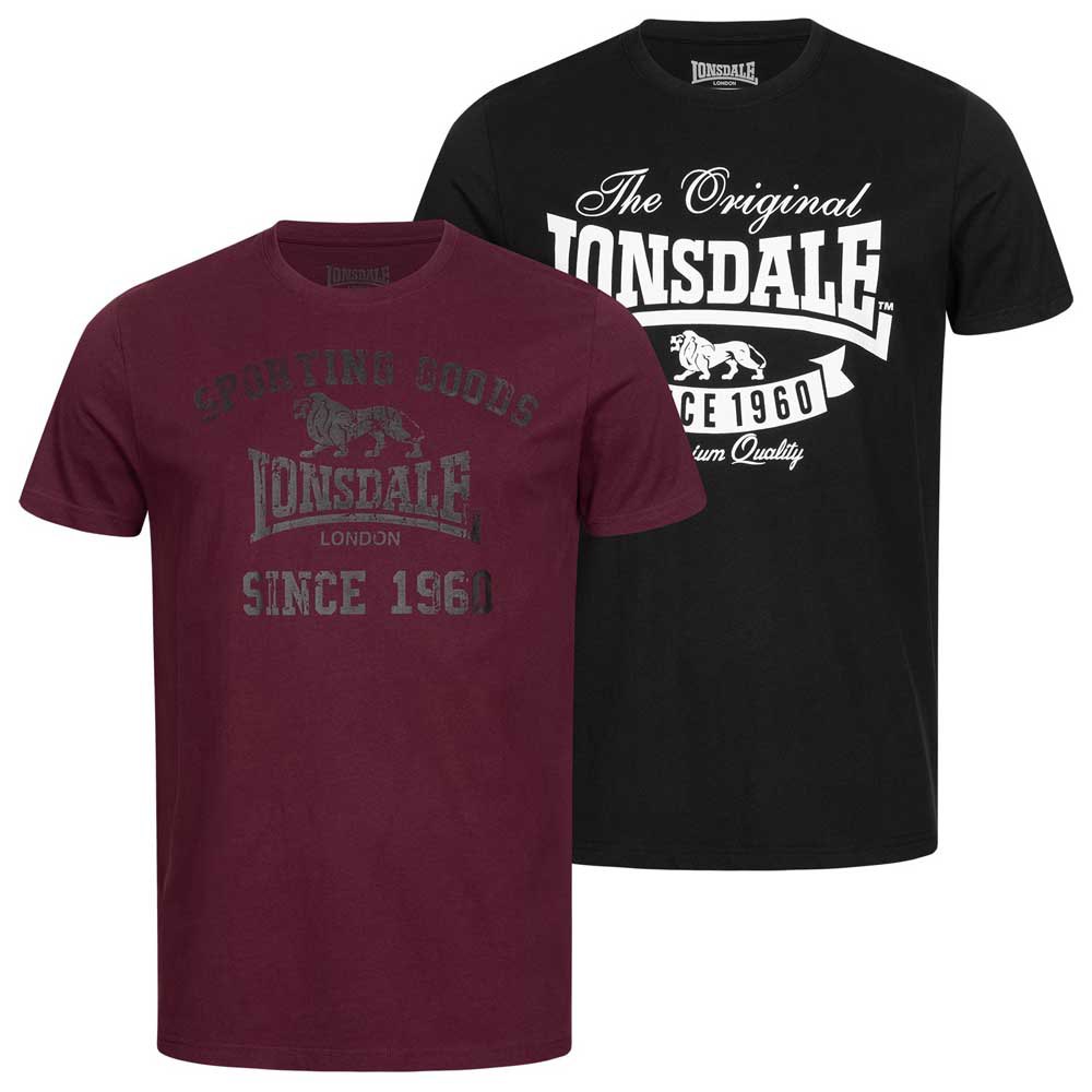 Lonsdale Torbay Short Sleeve T-shirt 2 Units Mehrfarbig 3XL Mann Lonsdale Torbay Short Sleeve T-shirt 2 Units Mehrfarbig 3XL Mann von Lonsdale