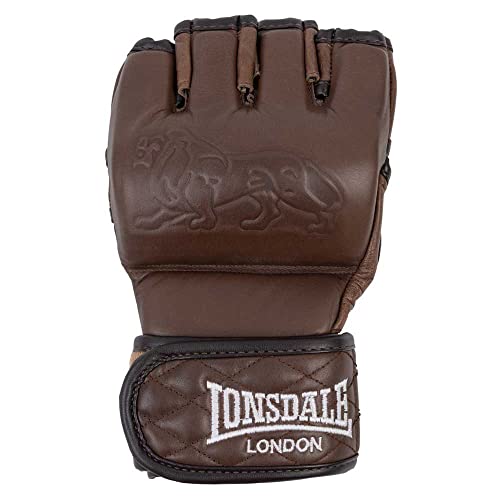 Lonsdale Unisex-Adult MMA Gloves Equipment, Vintage Brown, S/M Lonsdale Unisex-Adult MMA Gloves Equipment, Vintage Brown, S/M von Lonsdale