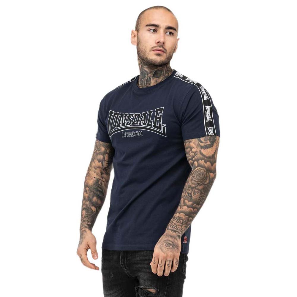 Lonsdale Vementry Short Sleeve T-shirt Blau XL Mann von Lonsdale