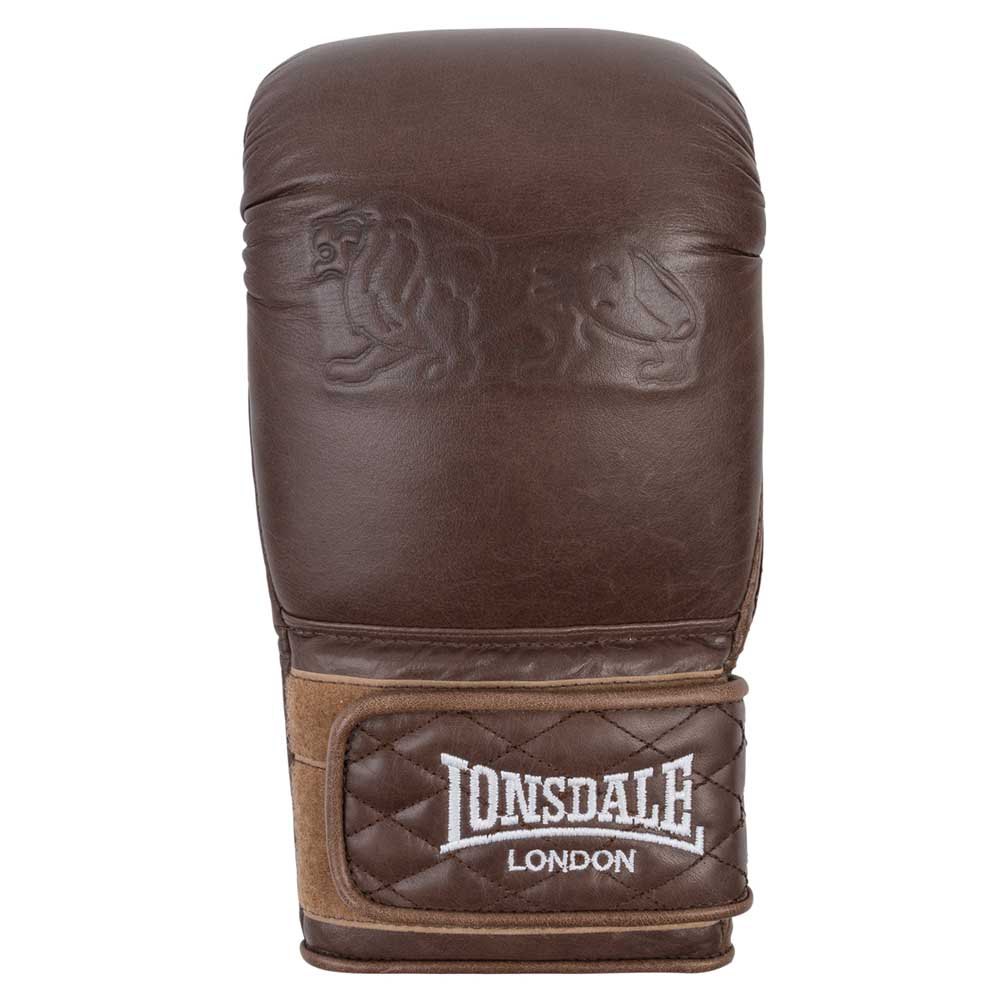 Lonsdale Vintage Bag Gloves Leather Boxing Bag Mitts Braun S-M Lonsdale Vintage Bag Gloves Leather Boxing Bag Mitts Braun S-M von Lonsdale