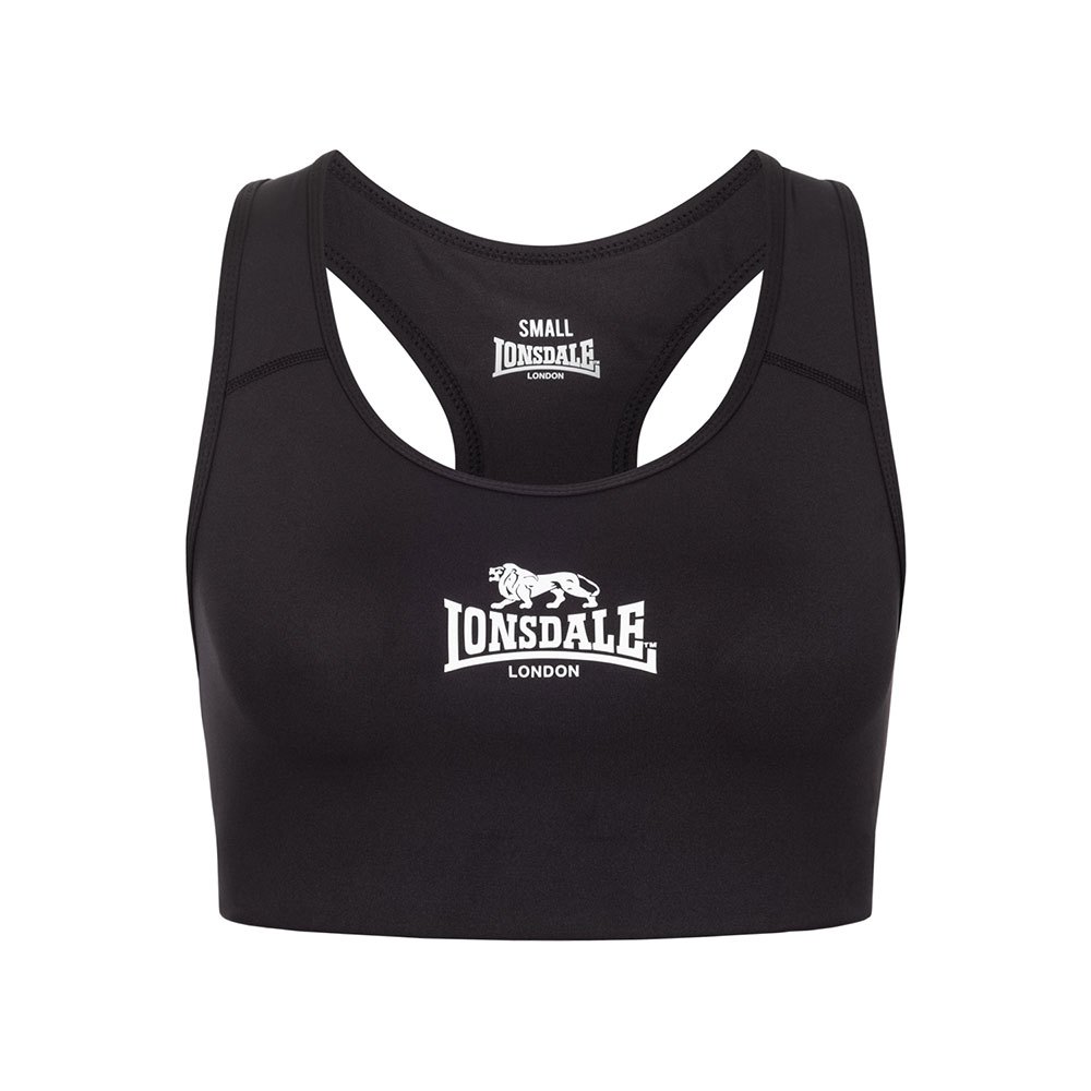 Lonsdale Wardour Sports Top Schwarz 2XL Frau von Lonsdale