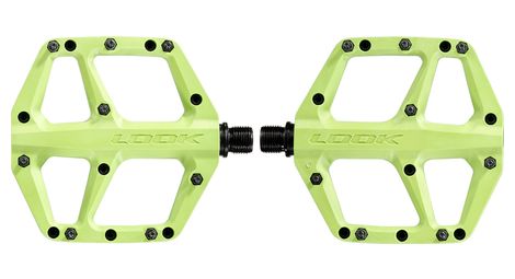 look trail fusion flat pedals lime green look trail fusion flat pedals lime green von Look