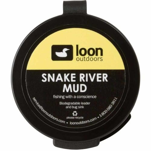 Loon Snake River Mud Fly Fishing Sink Paste für Vorfächer & Fliegen (0,5 l Kanister, 13 cm) von Loon