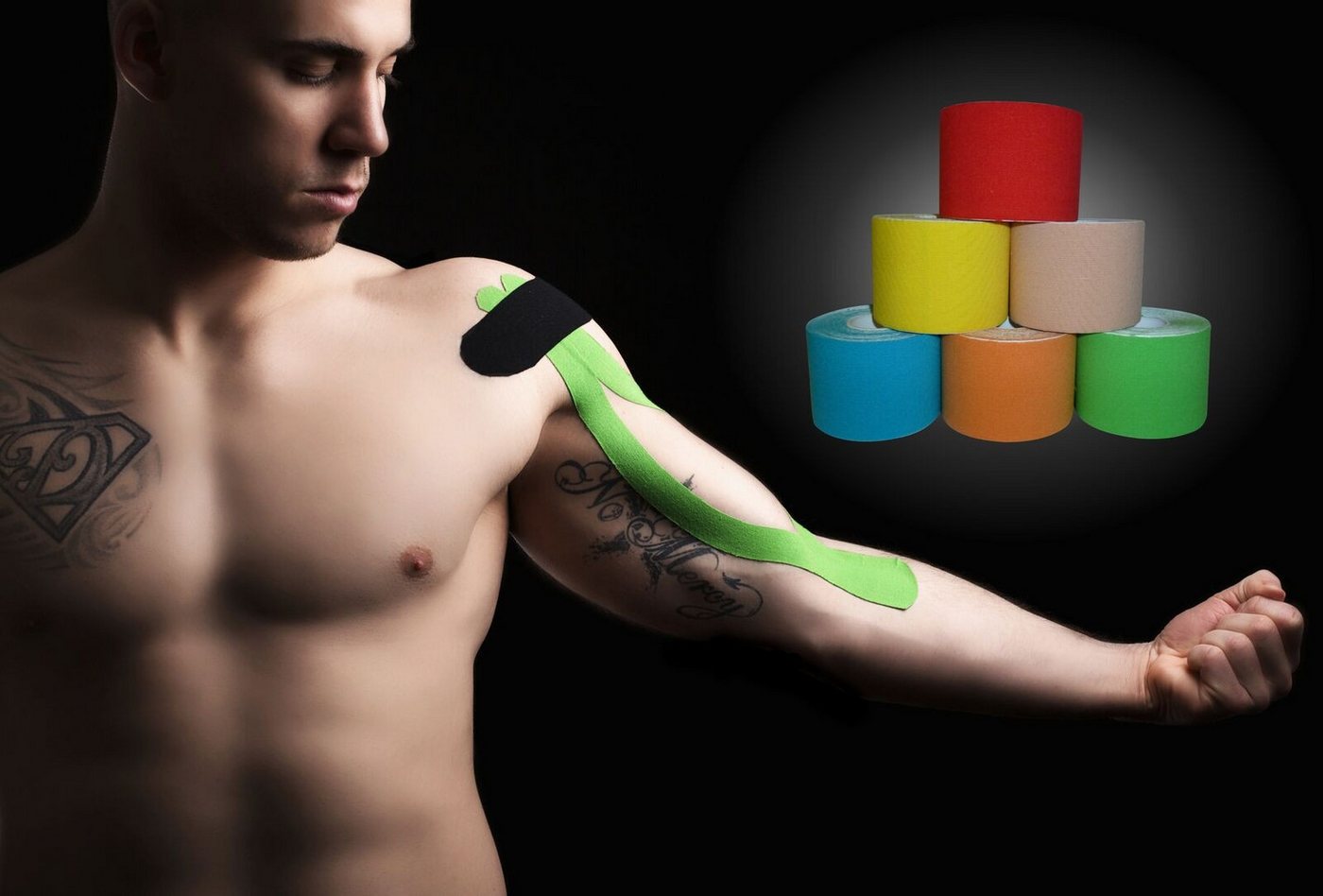 Lorey Medtec Kinesiologie-Tape Kinesiologisches Tape, Kinesiology Tape, Kinesiologie Tape von Lorey Medtec