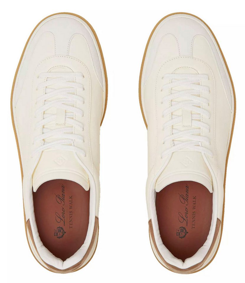 Loro Piana Tennis Walk Leder Schuhe Sneaker Feinstem Kalbsleder mit strukturierter Oberfläch Loro Piana Tennis Walk Leder Schuhe Sneaker Feinstem Kalbsleder mit strukturierter Oberfläch von Loro Piana