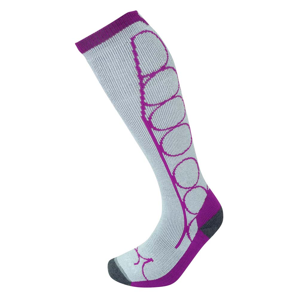 Lorpen Ski Mid Socks Grau,Lila EU 34-37 Frau von Lorpen