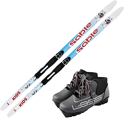 Skiwax Europe Kinder Langlaufski-Set Panda: Langlauf-Ski + NNN-Bindung + NNN-Langlaufschuhe - Länge: 130cm Skiwax Europe Kinder Langlaufski-Set Panda: Langlauf-Ski + NNN-Bindung + NNN-Langlaufschuhe - Länge: 130cm von Loss