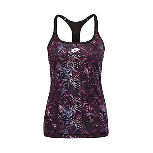 Lotto Damen, Superrapida II PL Printed Tank-Top Schwarz, Dunkelrot, L Oberbekleidung, L Lotto Damen, Superrapida II PL Printed Tank-Top Schwarz, Dunkelrot, L Oberbekleidung, L von Lotto