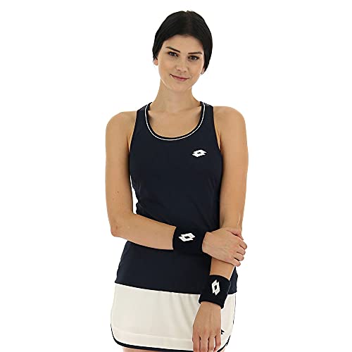 Lotto Damen, Teams PL Tank-Top Dunkelblau, Weiß, XS Oberbekleidung von Lotto