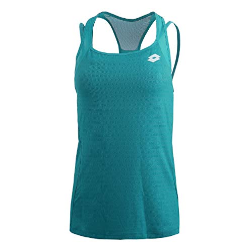 Lotto Damen, Tech PL Tank-Top Petrol, Weiß, XS Oberbekleidung von Lotto