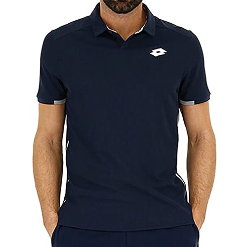 Lotto Herren, Squadra PL Polo Dunkelblau, Grau, S Oberbekleidung, S von Lotto