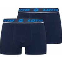 Lotto Herren Boxershorts 2er-Pack blau/navy 397918 Lotto Herren Boxershorts 2er-Pack blau/navy 397918 von Lotto