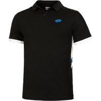 Lotto Squadra III Polo Herren in schwarz, Größe: XL von Lotto