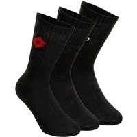 Lotto Tennissocken 3er Pack Schwarz Lotto Tennissocken 3er Pack Schwarz von Lotto