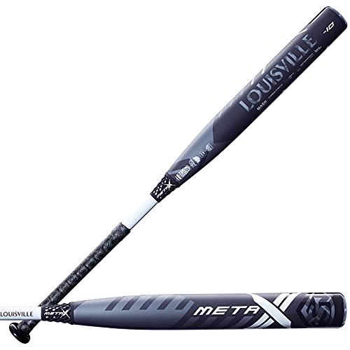 Louisville Slugger Damen FP META 22-10 Fastpitch Schläger, schwarz/grau, 33"/23 oz von Louisville Slugger