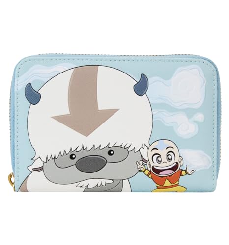 Loungefly Nickelodeon Avatar The Last Airbender Aang Appa Momo Zip Around Wallet, blau, OneSize Loungefly Nickelodeon Avatar The Last Airbender Aang Appa Momo Zip Around Wallet, blau, OneSize von Loungefly