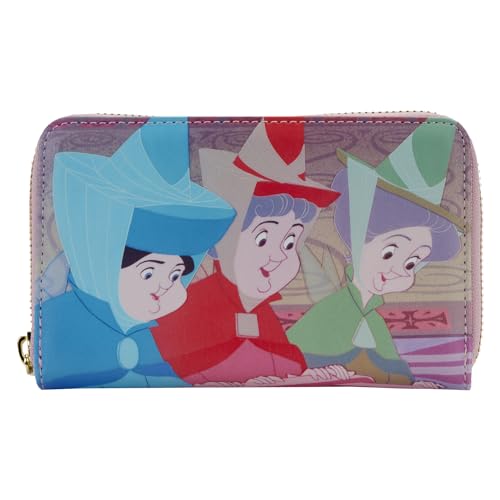 Loungefly Disney Geldbörse mit Reißverschluss und Prinzessinnen-Motiv Loungefly Disney Geldbörse mit Reißverschluss und Prinzessinnen-Motiv von Loungefly