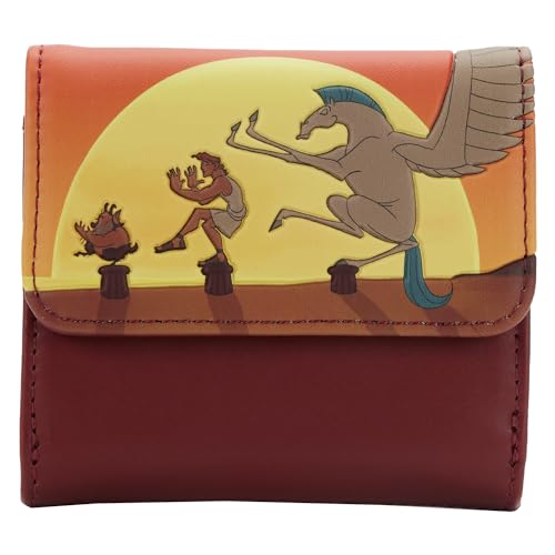 Loungefly Disney Hercules 25th Anniversary Sunset Wallet Hercules, Einheitsgröße, Hercules, Einheitsgröße, Disney Hercules Geldbörse zum 25. Jahrestag mit Sonnenuntergang von Loungefly