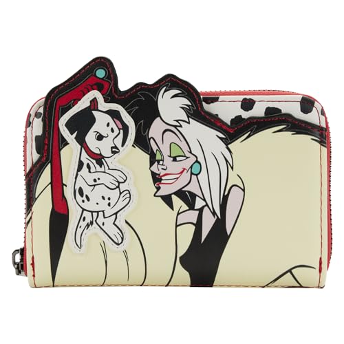 Loungefly Disney Porte-monnaie 101 Dalmatiner Villains Scene Cruella Loungefly Disney Porte-monnaie 101 Dalmatiner Villains Scene Cruella von Loungefly