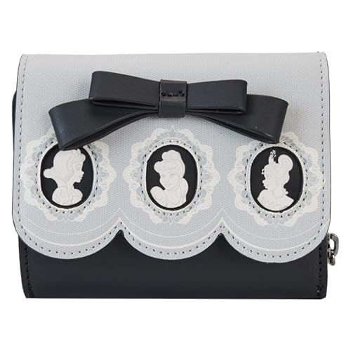 Loungefly Disney Princess Cameos Geldbörse, Schwarz, Schwarz, Standard-Größe, Klassisch Loungefly Disney Princess Cameos Geldbörse, Schwarz, Schwarz, Standard-Größe, Klassisch von Loungefly