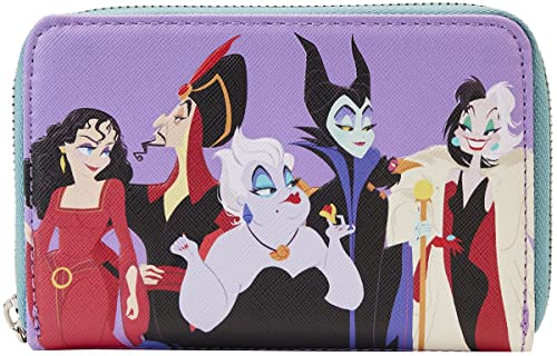 Loungefly Disney Villains Color Block Geldbörse mit Reißverschluss, Mehrfarbig, Einheitsgröße, Geldbörse mit umlaufendem Reißverschluss Loungefly Disney Villains Color Block Geldbörse mit Reißverschluss, Mehrfarbig, Einheitsgröße, Geldbörse mit umlaufendem Reißverschluss von Loungefly