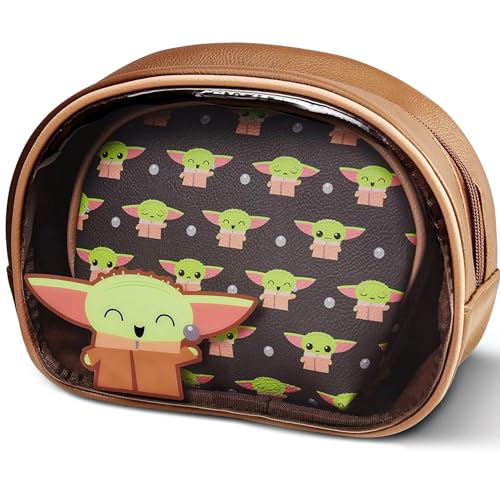 Loungefly Mandalorian Baby Yoda Grogu The Child 2-teiliges Kosmetiktaschen-Set Loungefly Mandalorian Baby Yoda Grogu The Child 2-teiliges Kosmetiktaschen-Set von Loungefly
