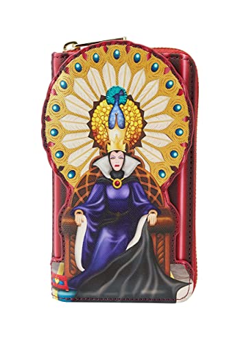 Loungefly Zip Around Purse Snow Weiß Evil Queen Throne Nue offiziell Rot One Size Loungefly Zip Around Purse Snow Weiß Evil Queen Throne Nue offiziell Rot One Size von Loungefly