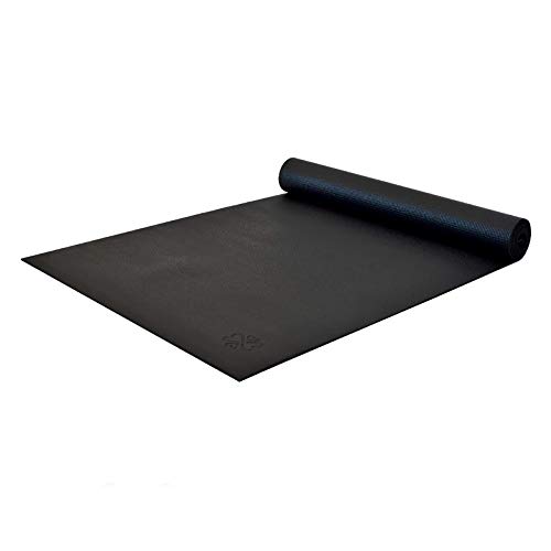 Love Generation Yogamatte | Strapazierfähiges und leicht zu reinigenes PVC | viele 183 x 61 x 4 mm Matte | Für Yoga Pilates und Fitness/Anfänger und Fortgeschrittene (zwart), 1479-ZWART, Standard von Love Generation