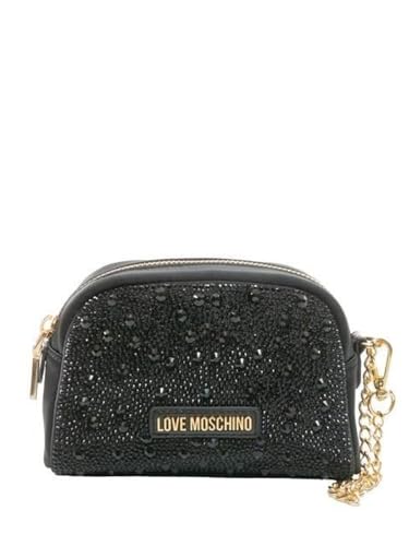 Love Moschino Beautycase für Damen, Modell JC5350PP4IK2, aus Kunstleder, Schwarz von Love Moschino