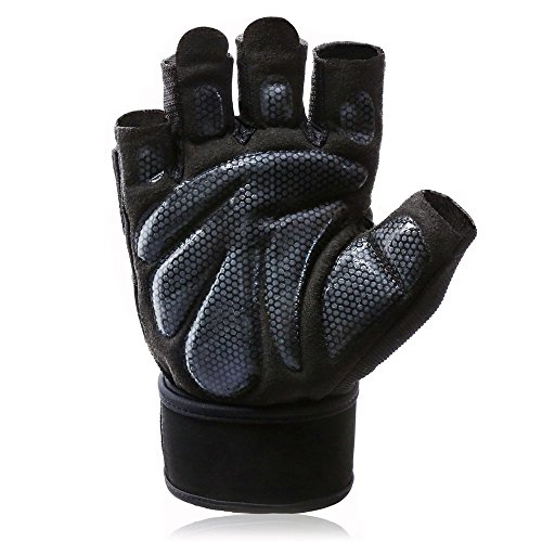 Lovedrop 1 Paar Fitness Handschuhe mit Handgelenkstütze, Gewichtheben und Gym Workout für Herren und Damen, Größe XL von Lovedrop