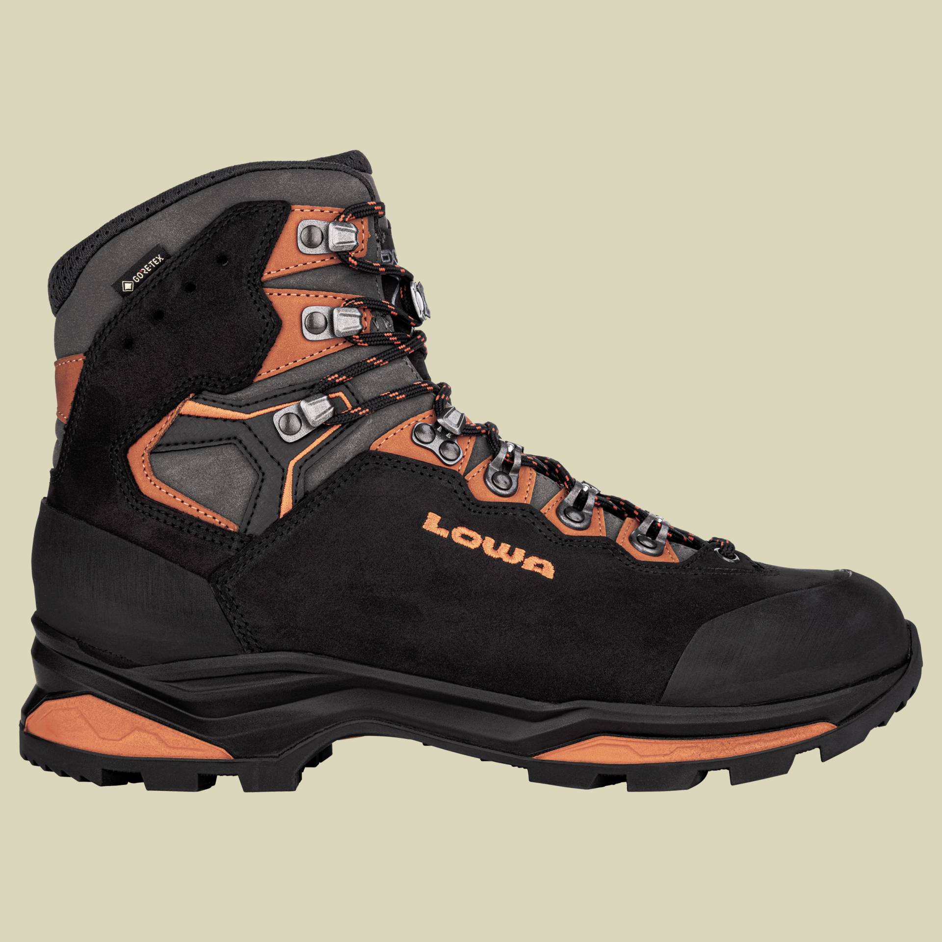 Camino Evo GTX Wide Men UK 10,5 schwarz - schwarz/orange von Lowa