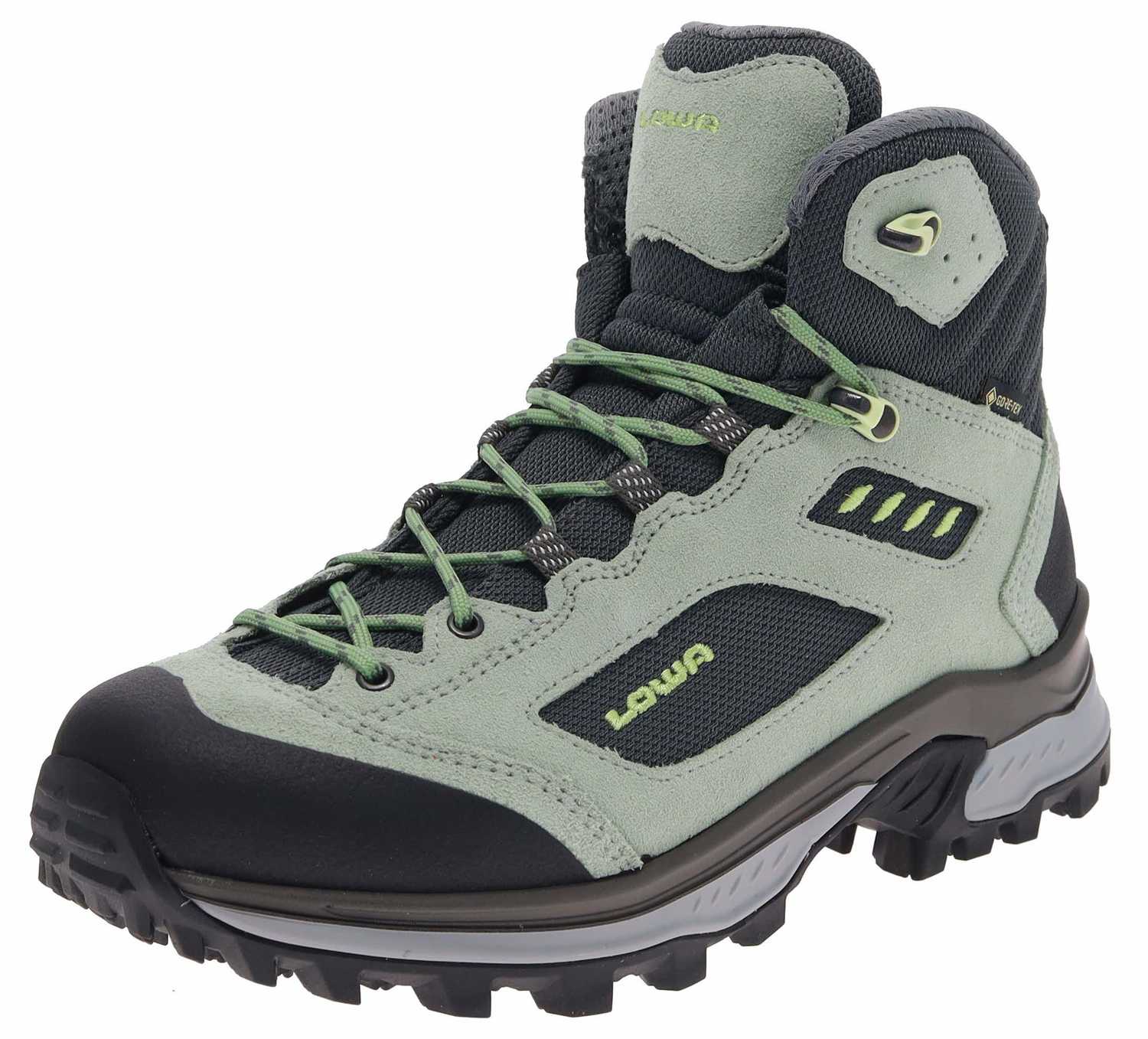 Corvara GTX Mid Ws Damen Patinagrün Grau von Lowa