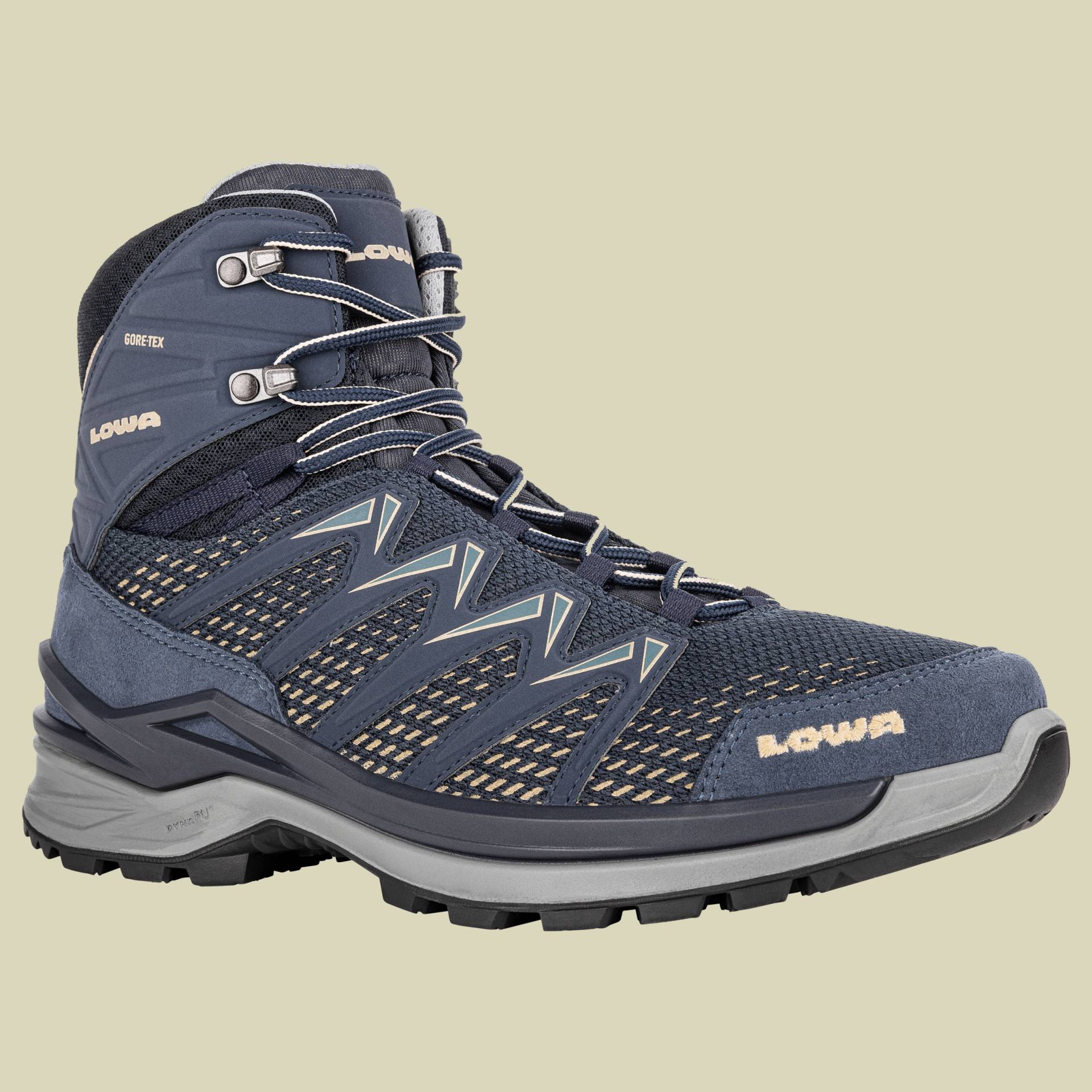 Innox Pro GTX Mid Men Größe UK 9 Farbe jeans/dune von Lowa