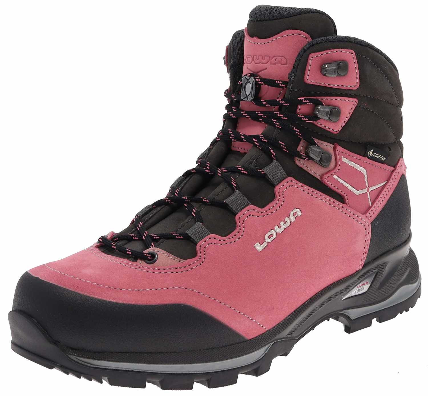 Lady Light GTX Damen Altrosa Schwarz Trekkingstiefel von Lowa