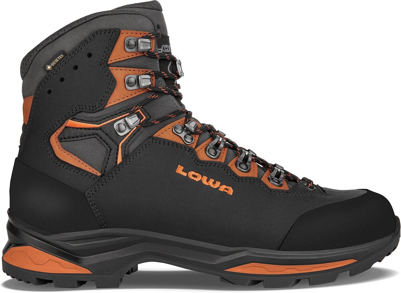 Lowa CAMINO EVO GTX SCHWARZ/ORANGE Wanderschuh von Lowa