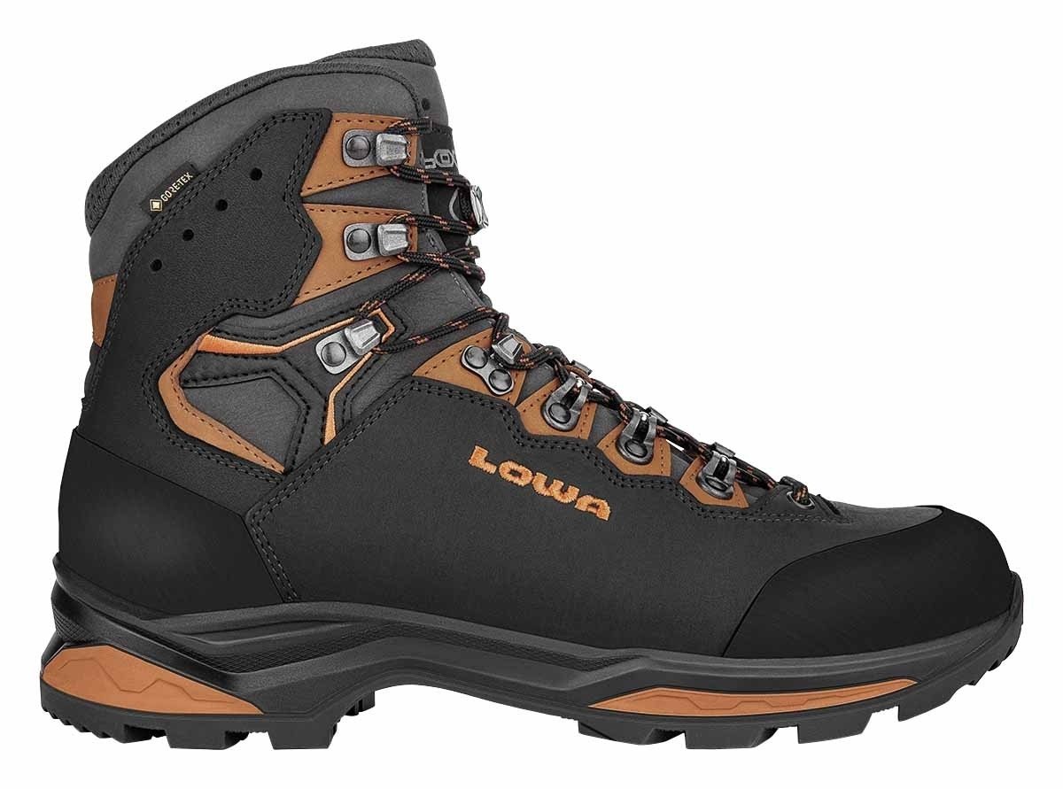 Lowa Camino EVO GTX S schwarz/orange Trekkingschuh von Lowa