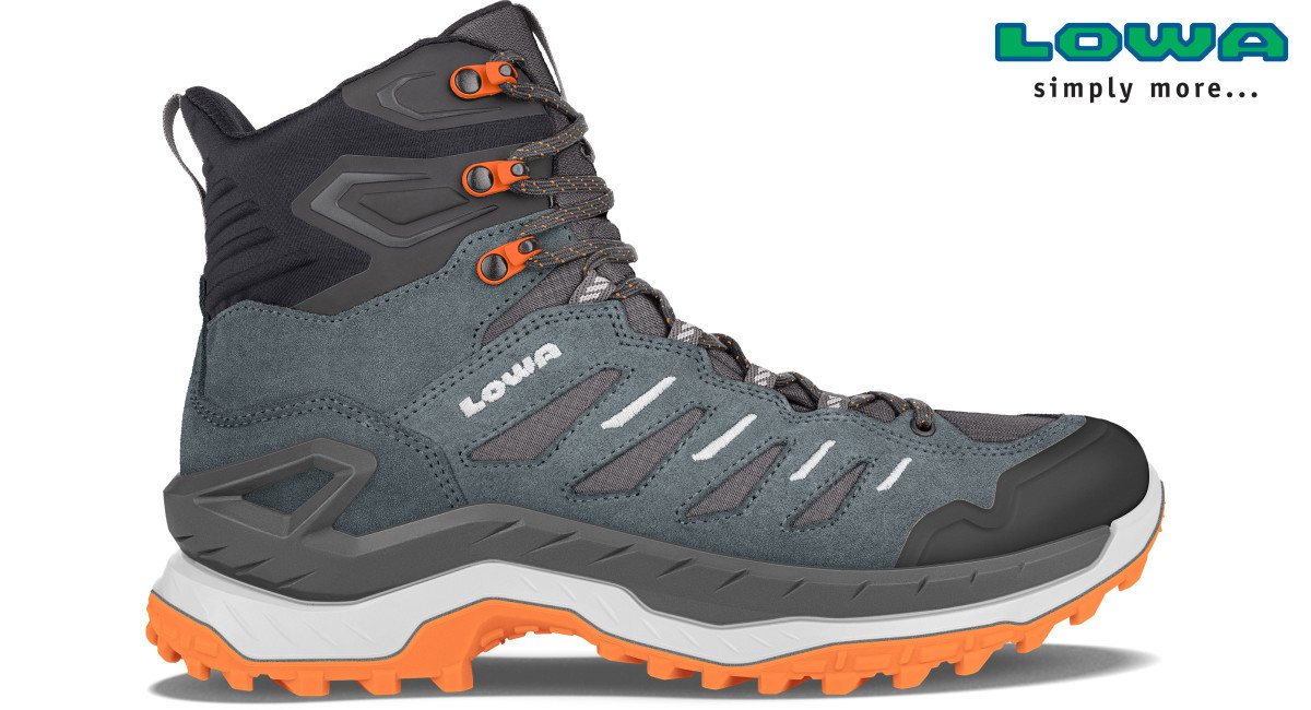 Lowa INNOVO GTX MID RAUCHGRUEN/FLAME Trekkingschuh Lowa INNOVO GTX MID RAUCHGRUEN/FLAME Trekkingschuh von Lowa