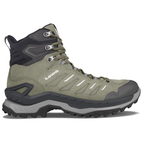 Lowa - Innovo Mid - Wanderschuhe Gr 13 grau/oliv von Lowa