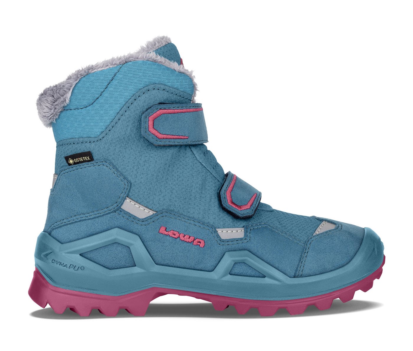 Lowa MILO EVO GTX MID JR TÜRKIS/FUCHSIA Sneaker von Lowa