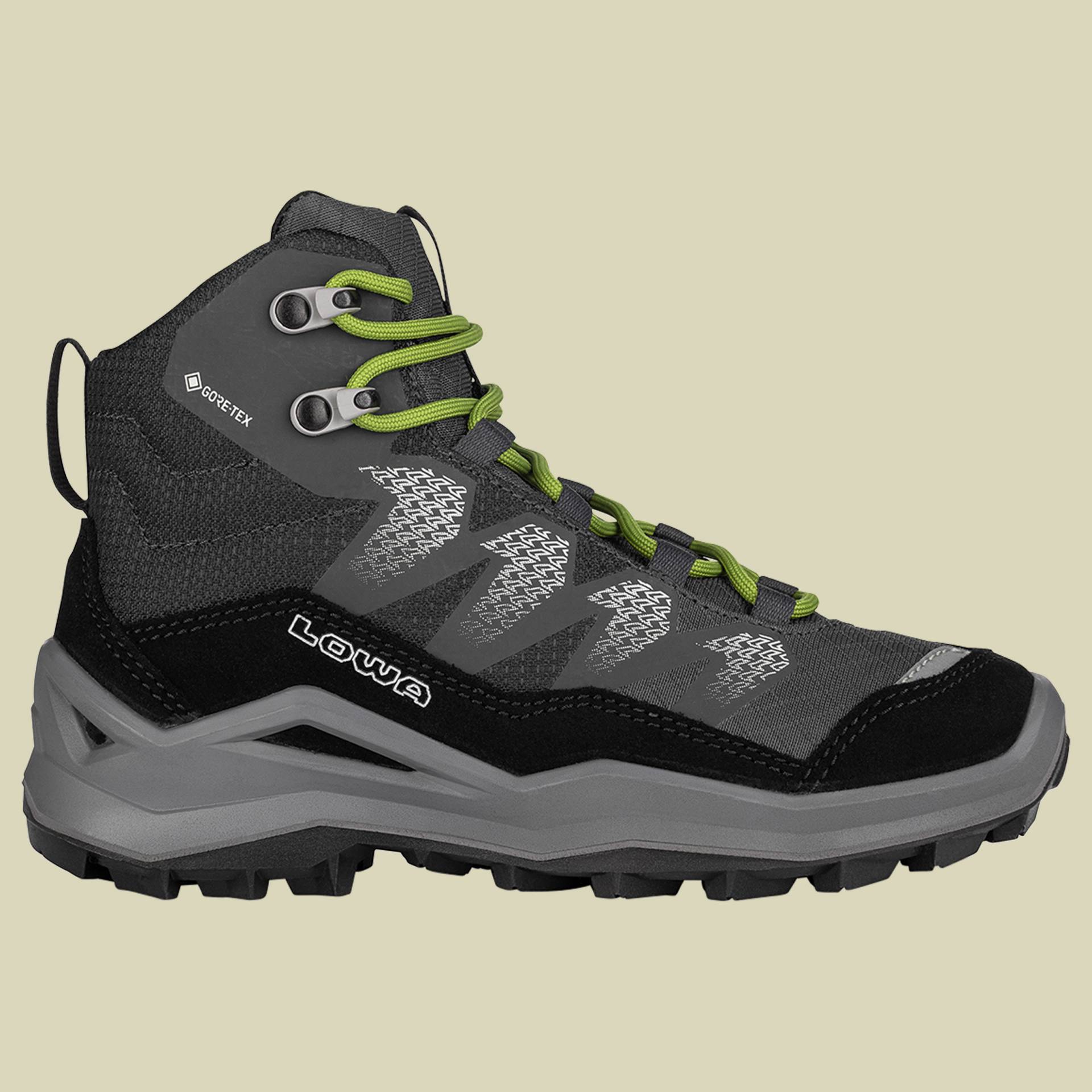 Maddox Pro GTX Mid Junior 36 schwarz - schwarz/limone Maddox Pro GTX Mid Junior 36 schwarz - schwarz/limone von Lowa