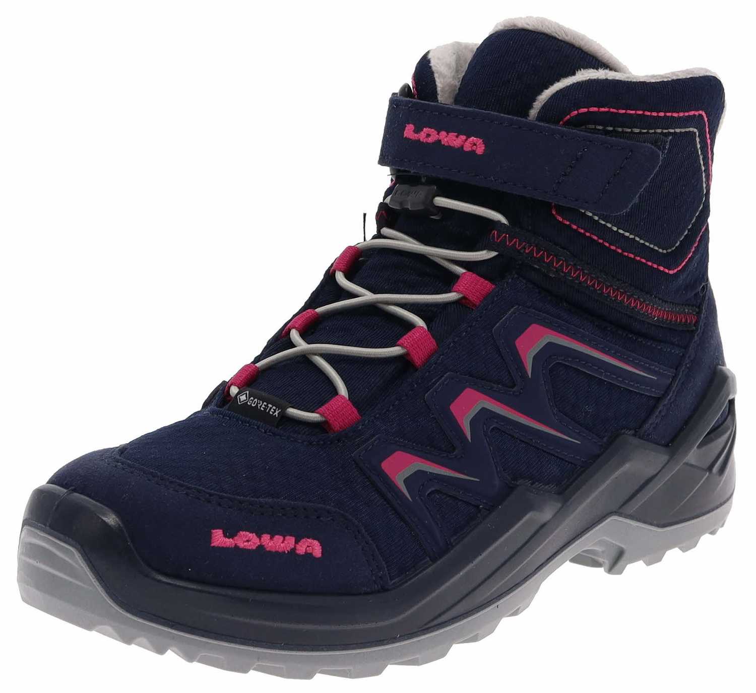 Maddox Warm GTX MID Kinder Blau Winterschuh von Lowa