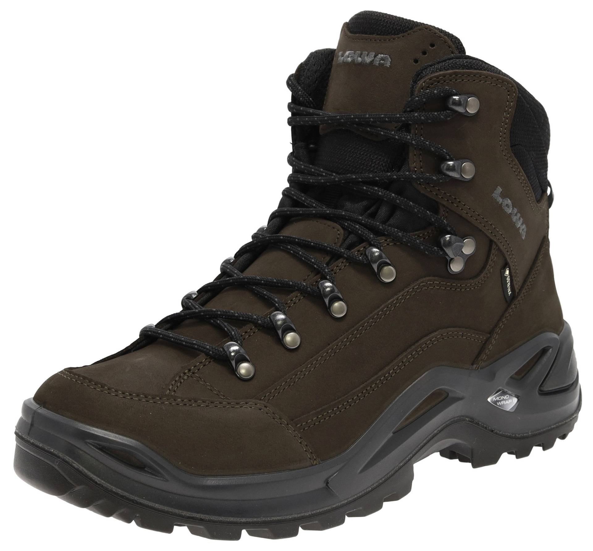 RENEGADE GTX MID Dunkelbraun Schwarz Herren Wanderstiefel von Lowa